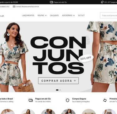 Desktop Loja Virtual Roupas