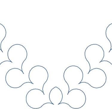 Interlocking Feathers SJSPAN-7 Sue Schmeiden