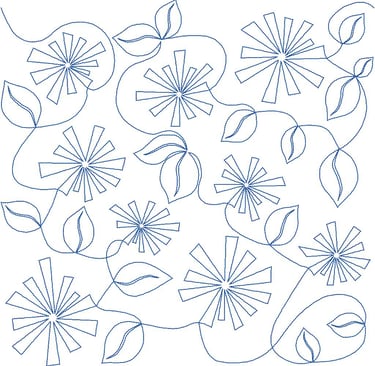 starburst flower meander MB Krapil