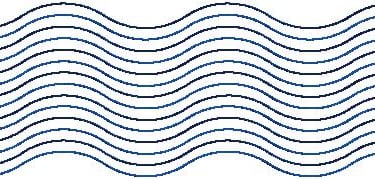 Three Tours Wavy Stripe E2E Joyce Lundrigan