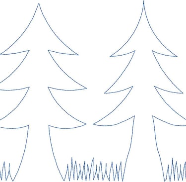 Trees Continuous Line HQ