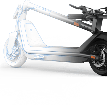 a scooter scooter with a white background