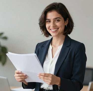 A group of entrepreneurs celebrating a successful business meeting with smiles and handshakes.