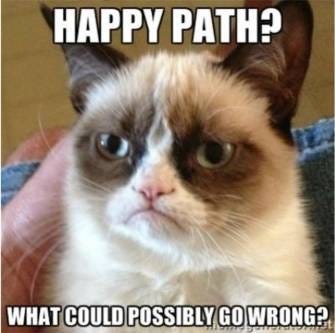 testowanie tylko happy path