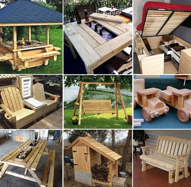 “DIY garden bench blueprint from Ted’s Woodworking collection