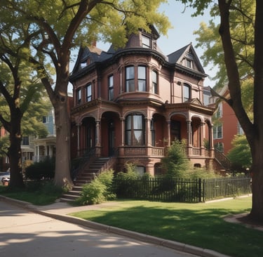 A charming bungalow with a garden.
