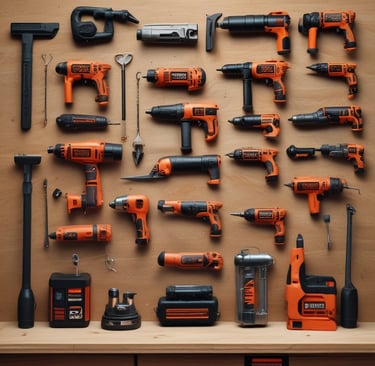 a black bottle with a light on top of it