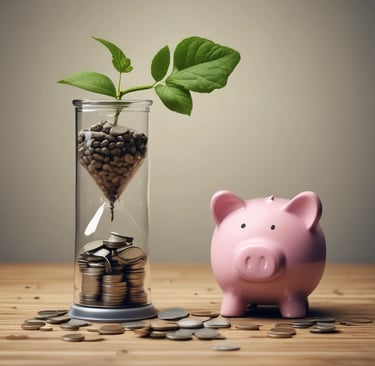 person holding brown and white labeled bottles