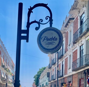 Street in Puebla, Mexico