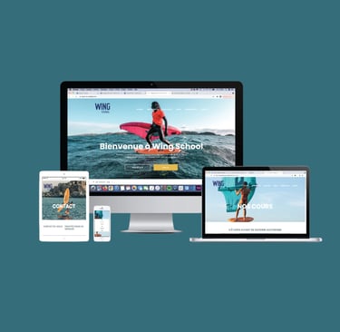 Image d'un site internet responsive créé par Julietta Studio