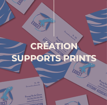 Image : service création supports prints