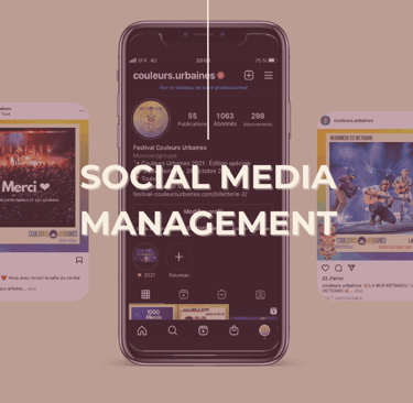 Image : service social media management
