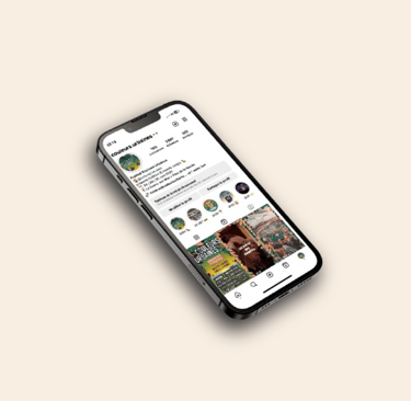 Image d'un Iphone présentant le service community management