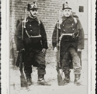 Léopold Van Landegem et Alphonse Van Landschoot