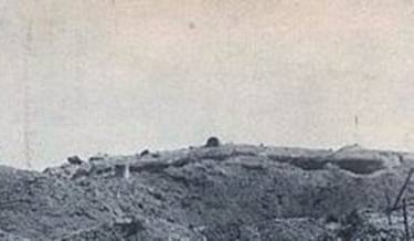 Le Fort de Maizeret après l'attaque 1914