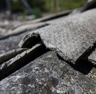 Asbestos roof sheets