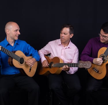 trio de guitarras románticas, AntonioGómez, Nahuel Laviola y Pablo J. Santos 