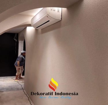 Jasa Cat Tekstur Showroom Jakarta