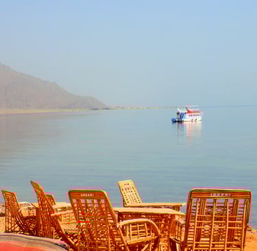 Quiet day on the beach at Bedouin star