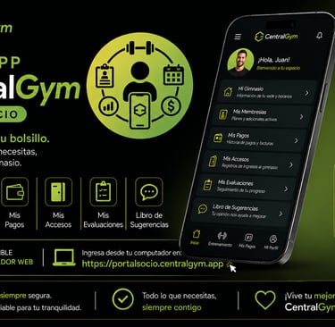 CentralGym Portal Socio