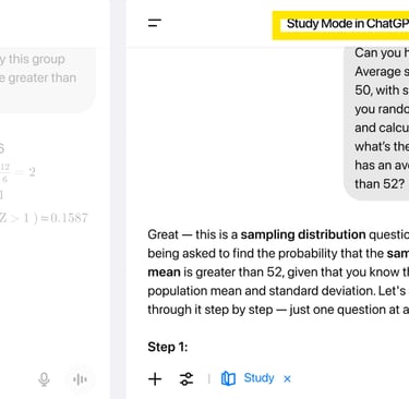 ChatGPT Study Mode