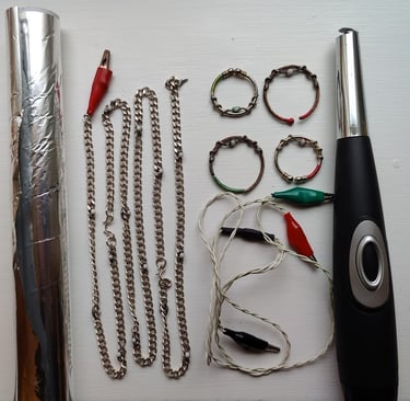 Master Kawai's Diode rings and chains