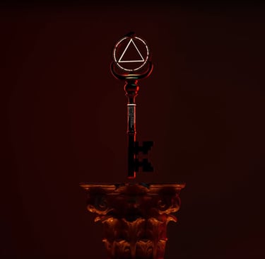 a keychaik with a keychaik and a keychaik