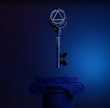 a keychaik with a keychaik and a keychaik