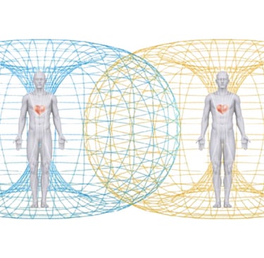 toroidal heart field exchange between two people