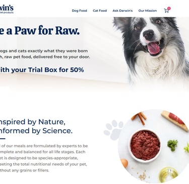 Darwins Raw cat and Dog food