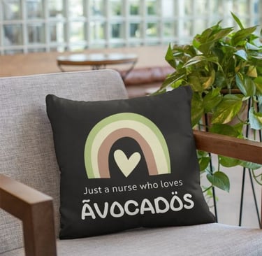 Avocado Throw Pillow