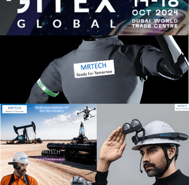 MRTECH 5G True AR glasses and Robotics Solution coming to GITEX 2024