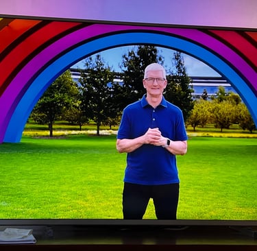 Tim Cook en el Apple Park