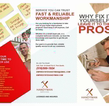 list of work handyman does