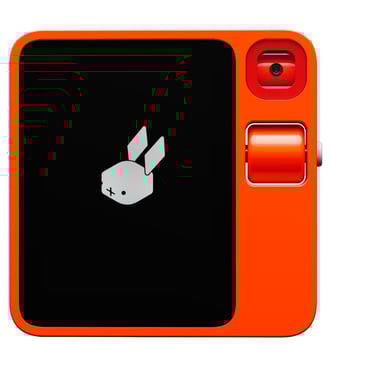 a cell phone with a rabbit on it