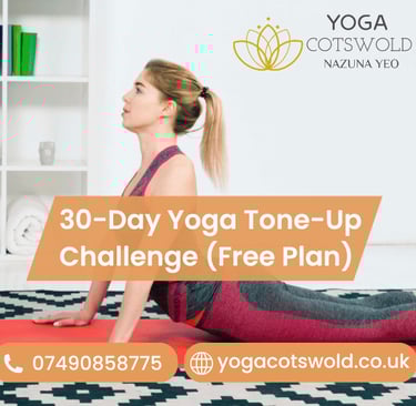 30-Day Yoga Tone-Up Challenge (Free Plan)