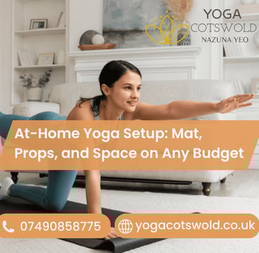 At-Home Yoga Setup: Mat, Props, and Space on Any Budget
