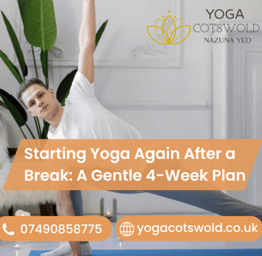Starting Yoga Again After a Break: A Gentle 4-Week Plan 