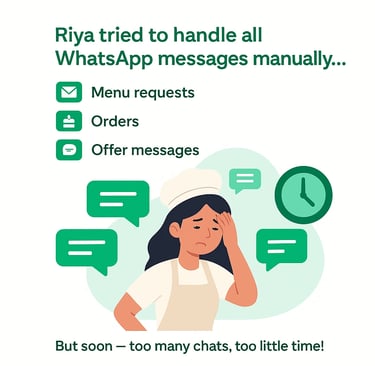 WhatsApp messages manually -talk create