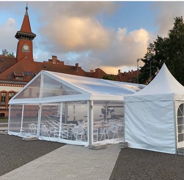 Modulinis paviljonas 10m pločio