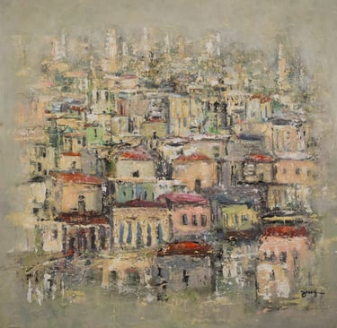 Acrylic on canvas painting by artist Jessy Tabet