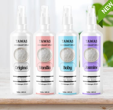 deodorant spray tawas medan