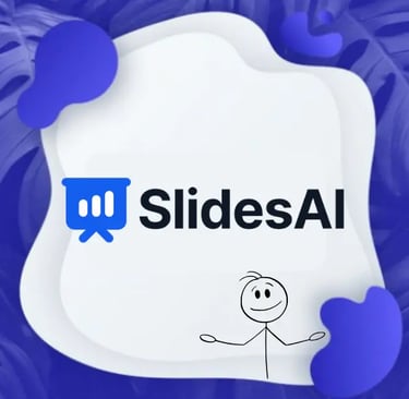 a person holding a sign that says slidesail