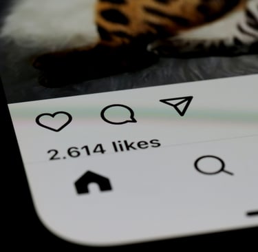 social media app with likes