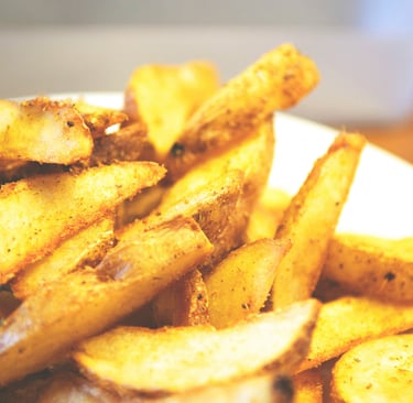 plate of french fries