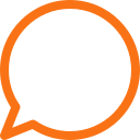 a speech bubble with a speech bubble in the middle