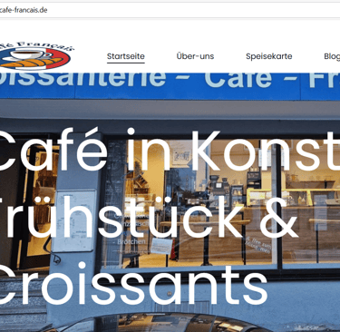 Cafe in Konstanz, Cafe Francais.de