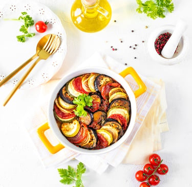alimentation-saine-coloree-tian-légumes