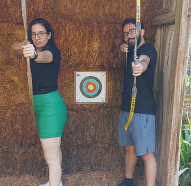 equipe Bullseye no Brincando de Robin Hood