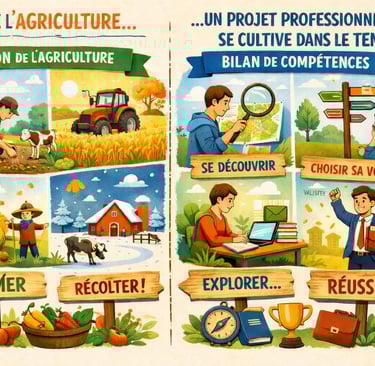 Paralèlle entre l'agriculture et le bilan de compétences yvelines